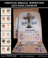 CHRISTIAN BIBLICAL INSPIRATION 2025 EASEL CALENDAR