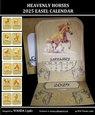 HEAVENLY HORSES 2025 EASEL CALENDAR