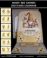 HONEY BEE GNOMES 2025 EASEL CALENDAR