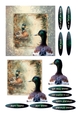 HERES LOOKING AT YOU WOODLAND DUCKS ALL OCCASIONS CARD FRONT