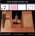 White Wedding Stepper Card