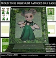 PROUD TO BE IRISH FAIRY WISHES ST PATS EASEL