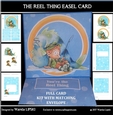 THE REEL THING EASEL CARD
