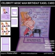 CELEBRITY MUSICIAN BIRTHDAY EASEL