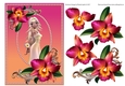 ORGANDY ORCHIDS CARD FRONT
