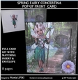 SPRING FAIRY POP-OUT CONCERTINA FRONT CARD