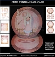 CUTE CYNTHIA BIRTHDAY EASEL CARD