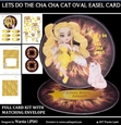 LETS DO THE CHA CHA CAT EASEL CARD