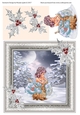 WINTER PRINCESS WITH FAWN CHRISTMAS TOPPER