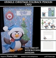 KRINGLE PENGUIN FOLDBACK CHRISTMAS CARD KIT