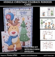KRINGLE REINDEER FOLDBACK CHRISTMAS CARD KIT