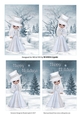 4 x CHRISTMAS CUTIE TOPPERS - HAPPY HOLIDAYS