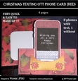 CHRISTMAS TEXTING OTT PHONE CARD (RED)