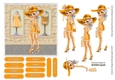 SHOPPING SPREE BIRTHDAY ORANGE TOPPER