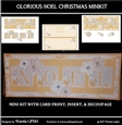 GLORIOUS NOEL CHRISTMAS MINIKIT