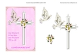 HOLY SPIRIT FILL MY HEART GIRL CONFIRMATION CARD FRONT