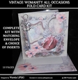 VINTAGE WOMANITY ALL OCCASIONS FOLD CARD PYRAMID KIT