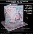 VINTAGE CUPID ALL OCCASIONS FOLD CARD PYRAMID KIT