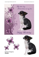 A HEARTBEAT AT MY FEET DOGGY BIRTHDAY TOPPER
