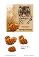 BELIEVE IN TIGERS EYE BIRTHDAY TOPPER