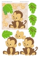 BABY MONKEY BIRTHDAY TOPPER