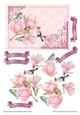 BIRD & FLOWERS 2 ALL OCCASIONS TOPPER