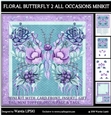 FLORAL BUTTERFLY 2 ALL OCCASIONS MINIKIT