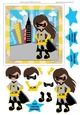 SUPERGIRL BIRTHDAY OR GET WELL TOPPER
