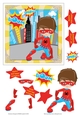 MY LITTLE SUPERMAN BIRTHDAY OR GET WELL TOPPER