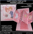 HAPPY COUPLE TWIST & POP WEDDING CARD KIT