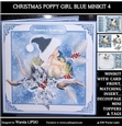 CHRISTMAS POPPY GIRLS BLUE MINIKIT 4