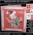 CHRISTMAS POPPY GIRL RED MINIKIT 3