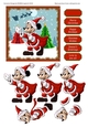MICKEY MOUSE SANTA CHRISTMAS TOPPER