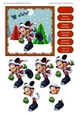 SKATING MICKEY MOUSE CHRISTMAS TOPPER