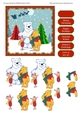 POOH & PIGLETs SNOWMAN CHRISTMAS TOPPER