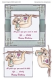AT YOUR AGE SLOTH BIRTHDAY CARD FRONT