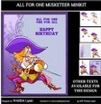 ALL FOR ONE MUSKETEER BIRTHDAY MINIKIT