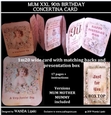 MUM 90TH XXL CONCERTINA BIRTHDAY CARD