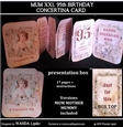 MUM 95TH XXL CONCERTINA BIRTHDAY CARD