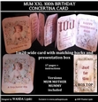 MUM 100TH XXL CONCERTINA BIRTHDAY CARD