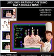 LINGUINIS BIRTHDAY OFFERING RATATOUILLE MINIKIT