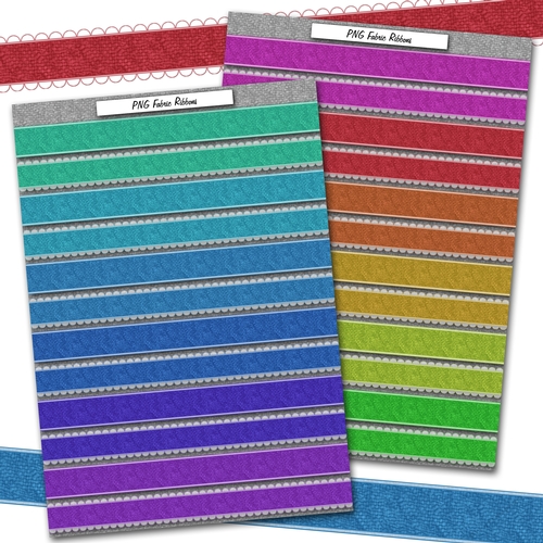 PNG Fabric Ribbons