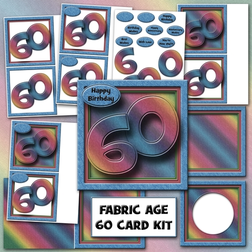 Fabric Age card Kit - 60