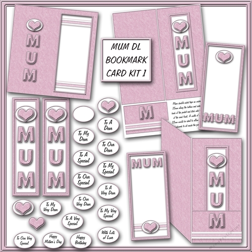 MUM DL Bookmark Card Kit 1