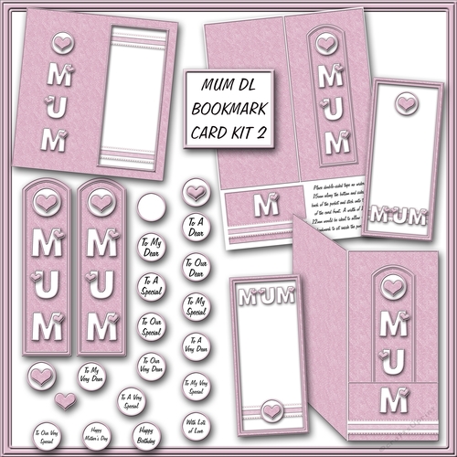 MUM DL Bookmark Card Kit 2