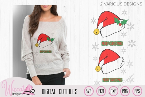 Santa hat, christmas hat, Merry christmas svg,