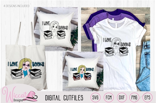 Bookworm I love books quote, librarian line art, Book nerd, nerdy love reading,  t shirt design,plotter file