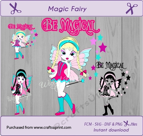 Magical girl fairy cut file