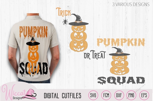 Pumpkin squad  Halloween svg, halloween cut file  t shirt design