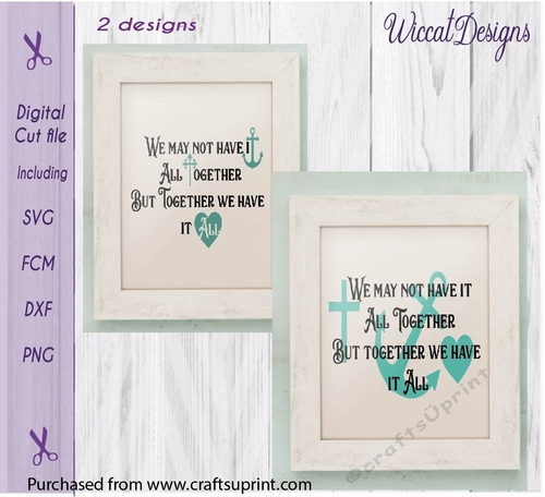 Family quote,  Quote, Inspirational, Hope, faith svg cut file